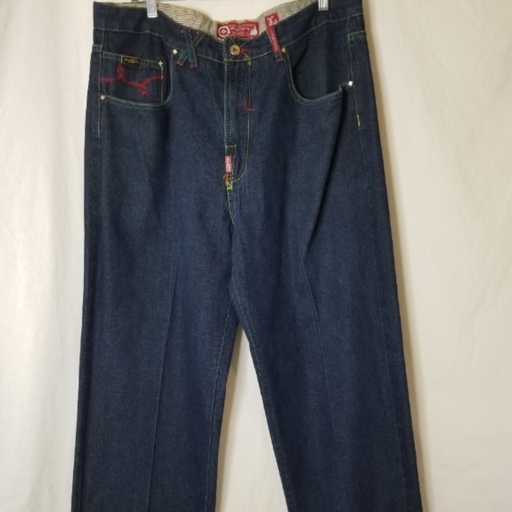 LRG Roots and Equipment Dark Wash Jean's 40
